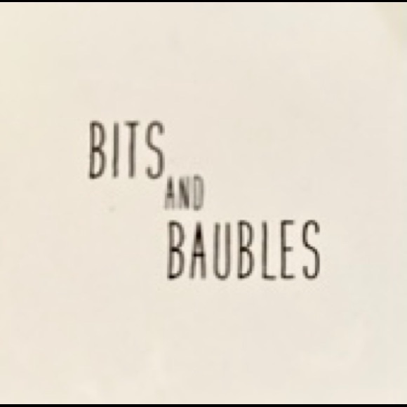 NWT Ivory Ceramic Trinket / Jewelry Dish Plate Tray “ Bits & Baubles “ 🤍… - Picture 4 of 5